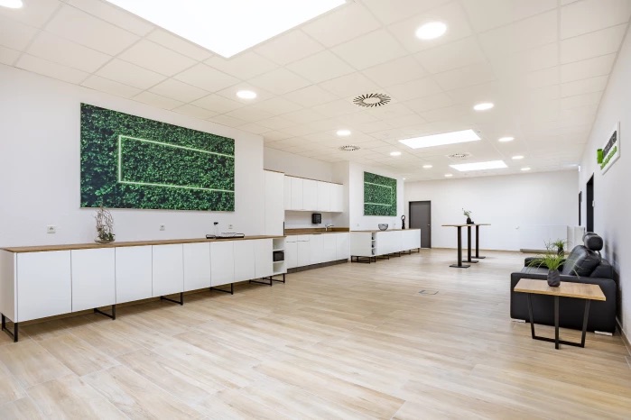 Büro Flur im Neubau